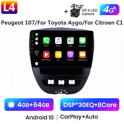 Android 10 10" Car Multimedia GPS Player for Peugeot/Toyota/Citroen - image 18