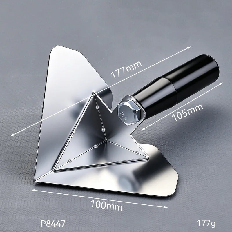 Stainless steel corner trowel 90 degree, internal and external angle finishing tool