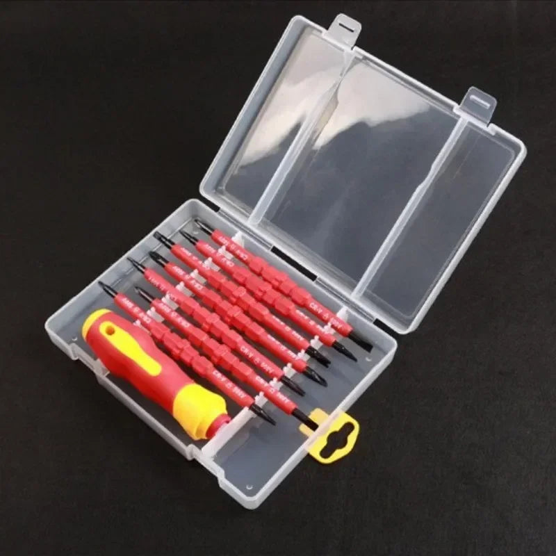 Electrician Repair Kit 13pcs 1000V Insulated Screwdrivers with Magnetic Bits