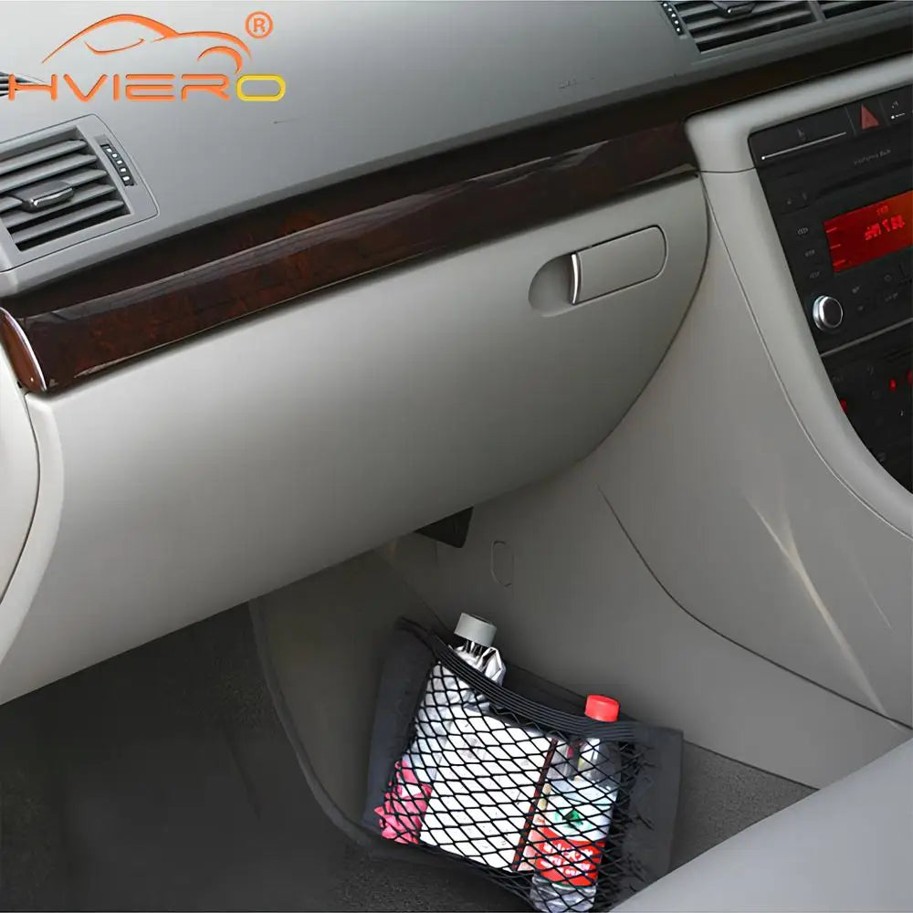 Elastic Mesh Trunk and Seat Back Storage Net, 4 Sizes
