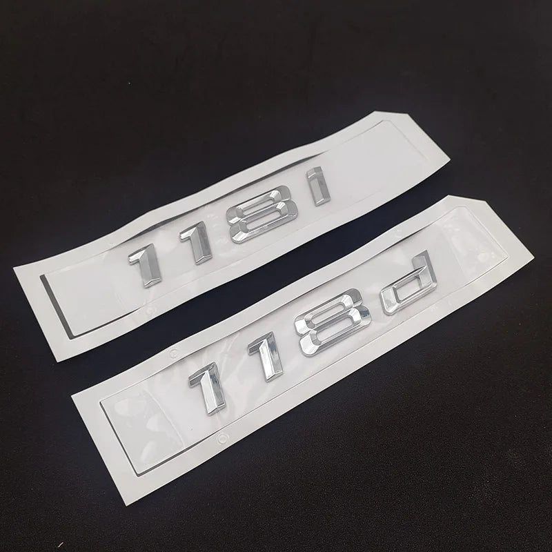 3D ABS Letter and Number Trunk Badge Emblem Set for Cars - view 22
