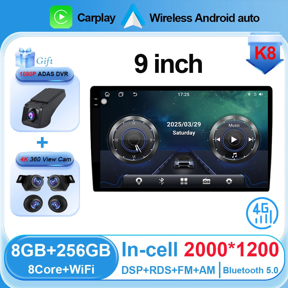 Android Car Stereo 10" Touchscreen with CarPlay & Android Auto - image 10