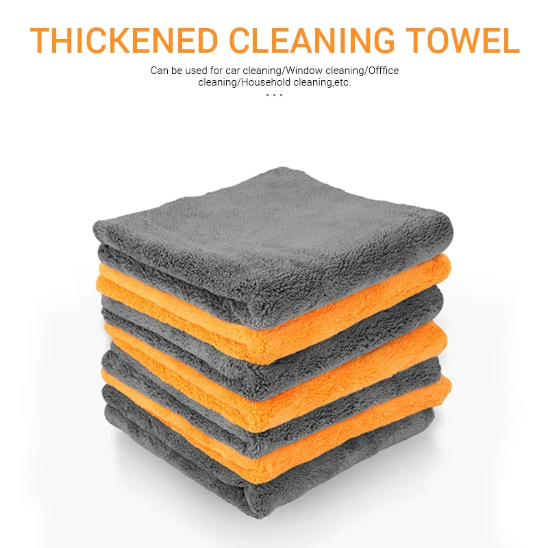 Ultra Absorbent 40x40cm Microfiber Towels for Car Detailing & Home - image 3