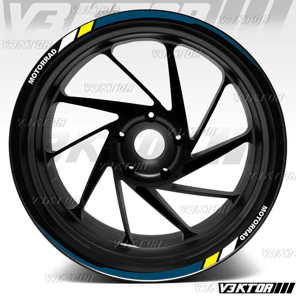Reflective Wheel Rim Decals for BMW R1250RS, S1000XR and F900R - view 5