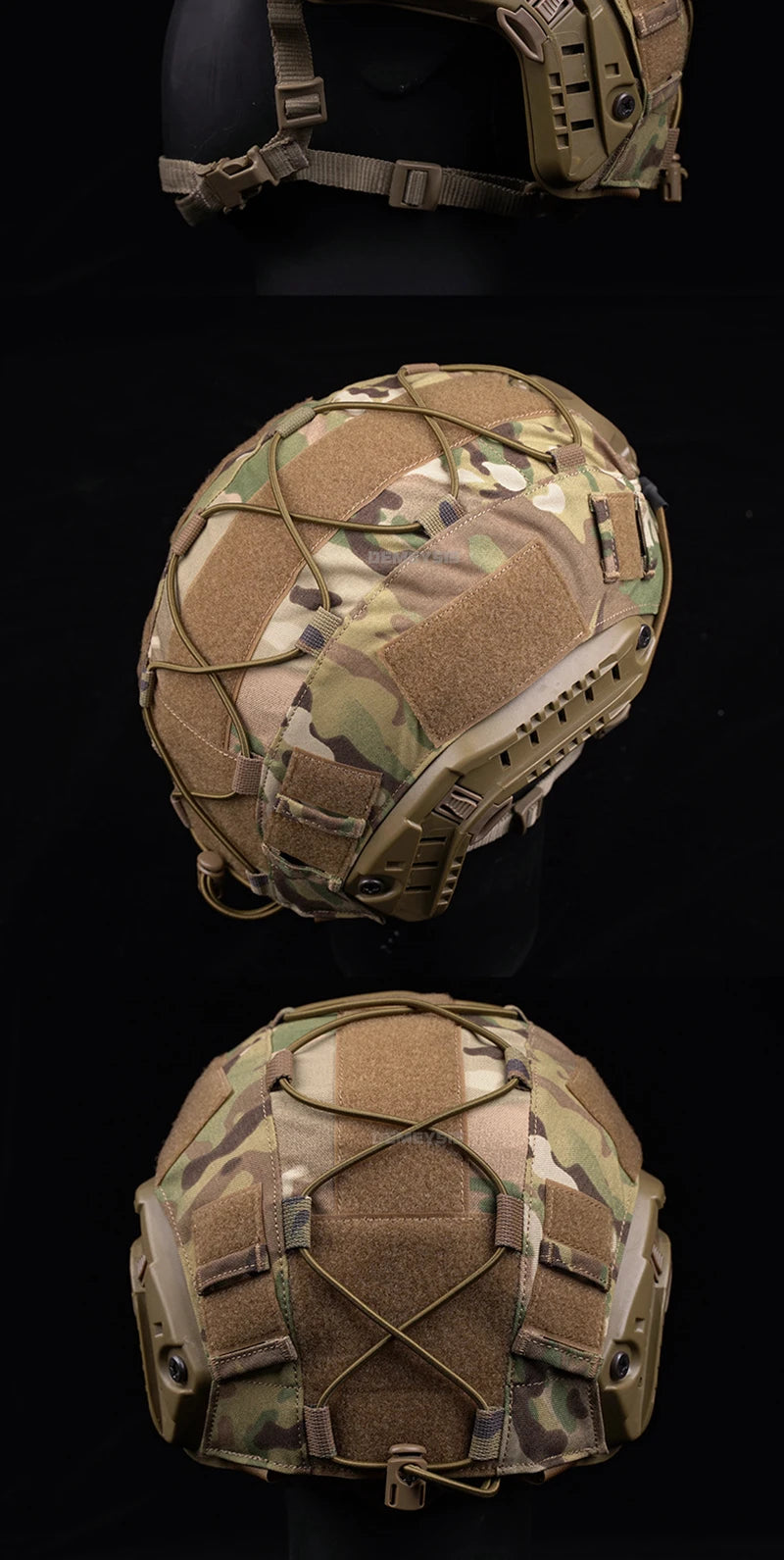 Camouflage Helmet Cover for FAST Tactical Helmets - image 11