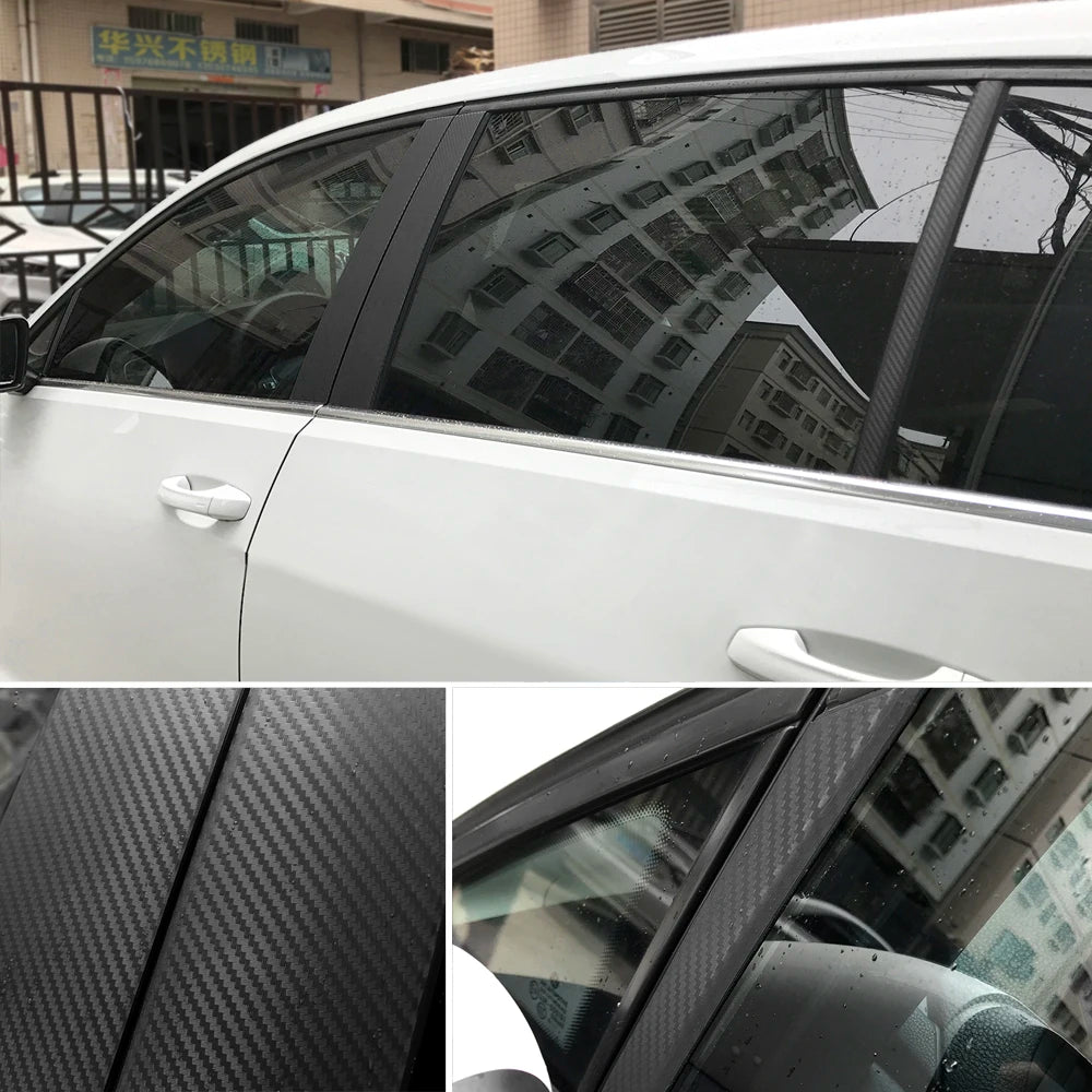 3D Carbon Fiber Vinyl Wrap for Car - Waterproof Scratch Protection - image 3