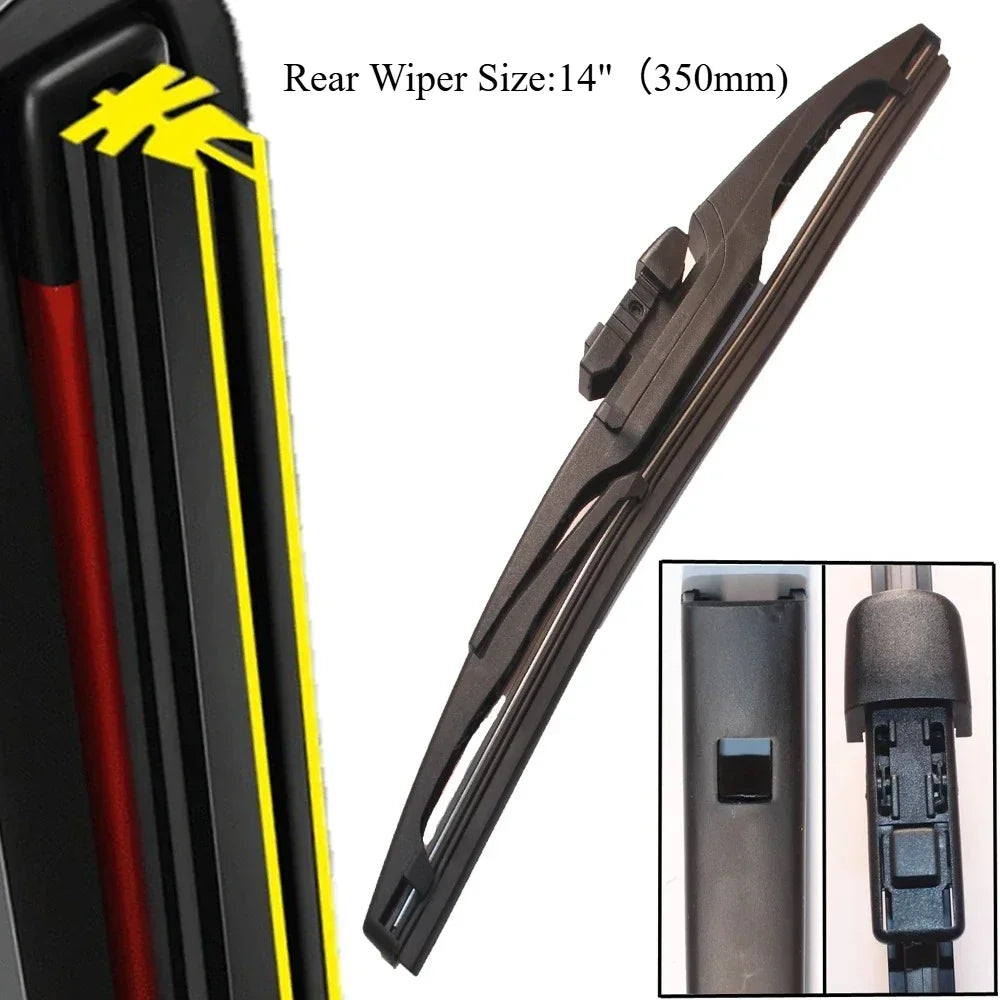 Wiper Blades Windscreen Brushes Compatible with Volkswagen Touareg CR 2019-2022