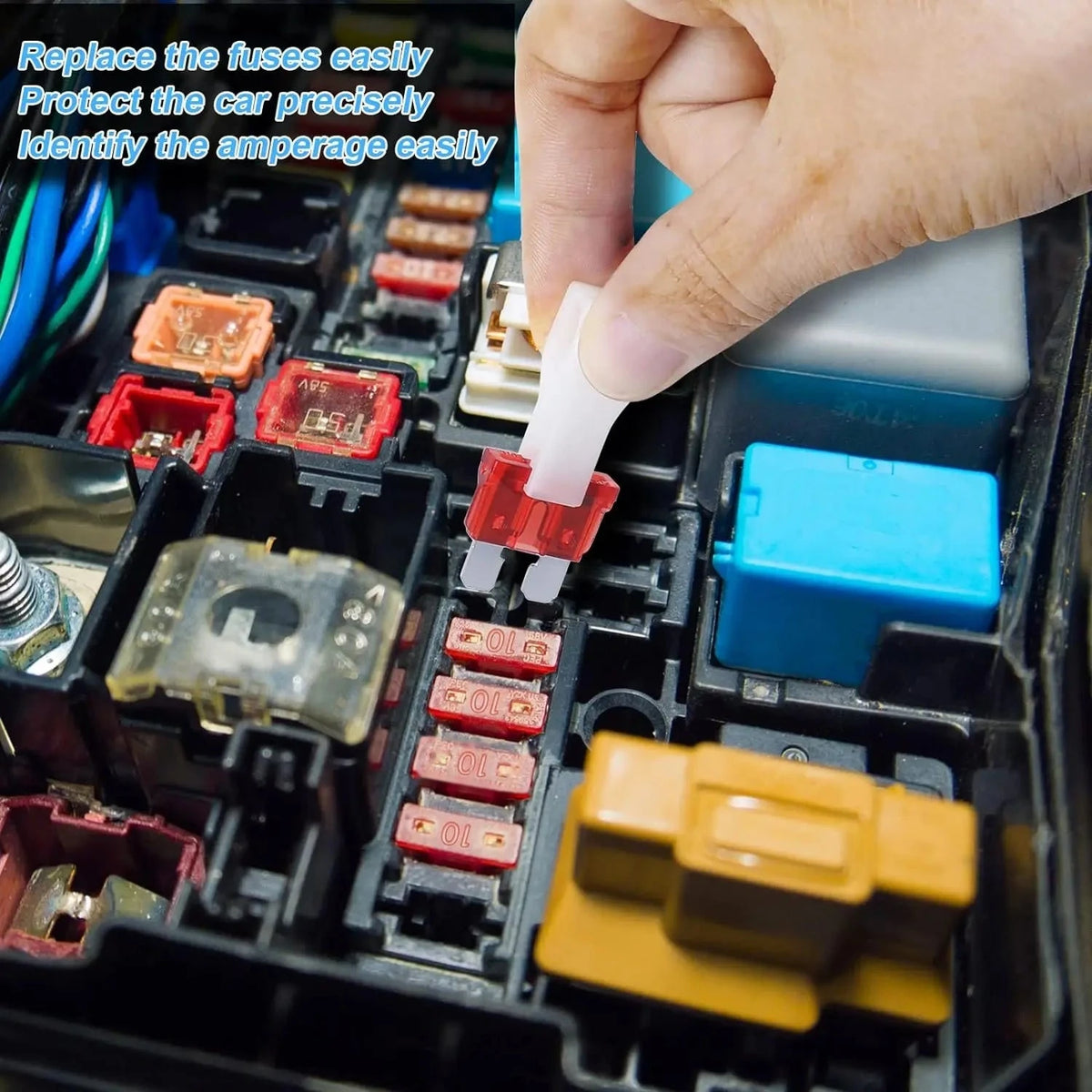 180-Piece Car Fuse Kit with Fuse Puller