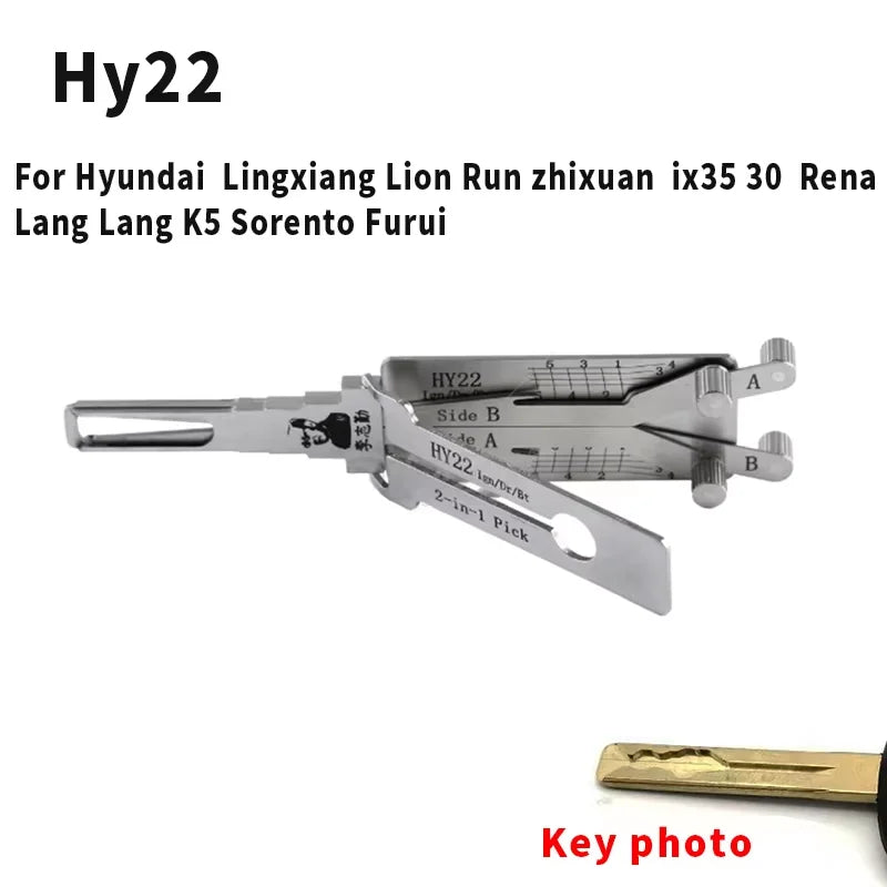 8PCS 2-in-1 Car Key Decoder Locksmith Tool for VW Audi BMW Mercedes - image 17