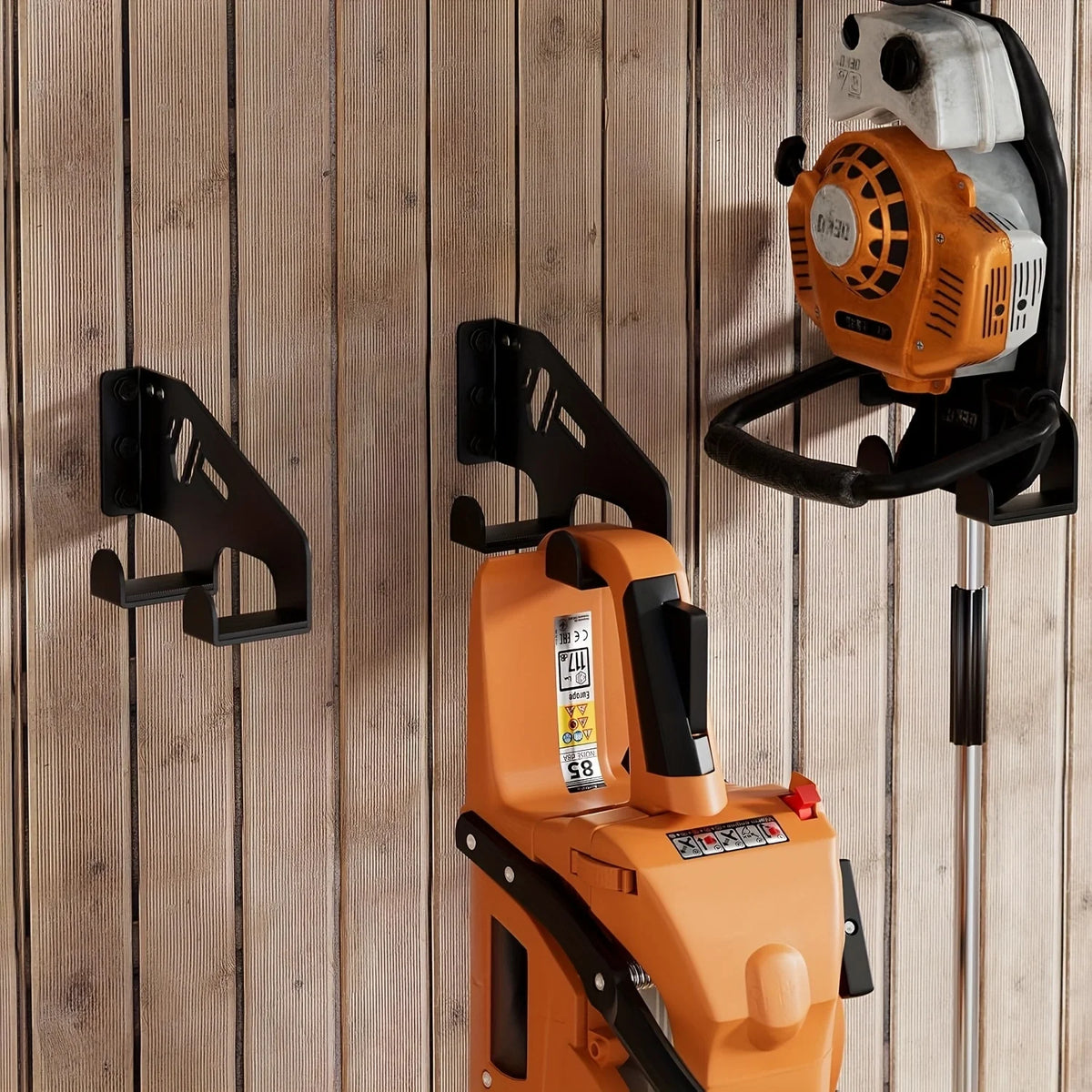Heavy-Duty Wall-Mounted Chainsaw Hook Bracket