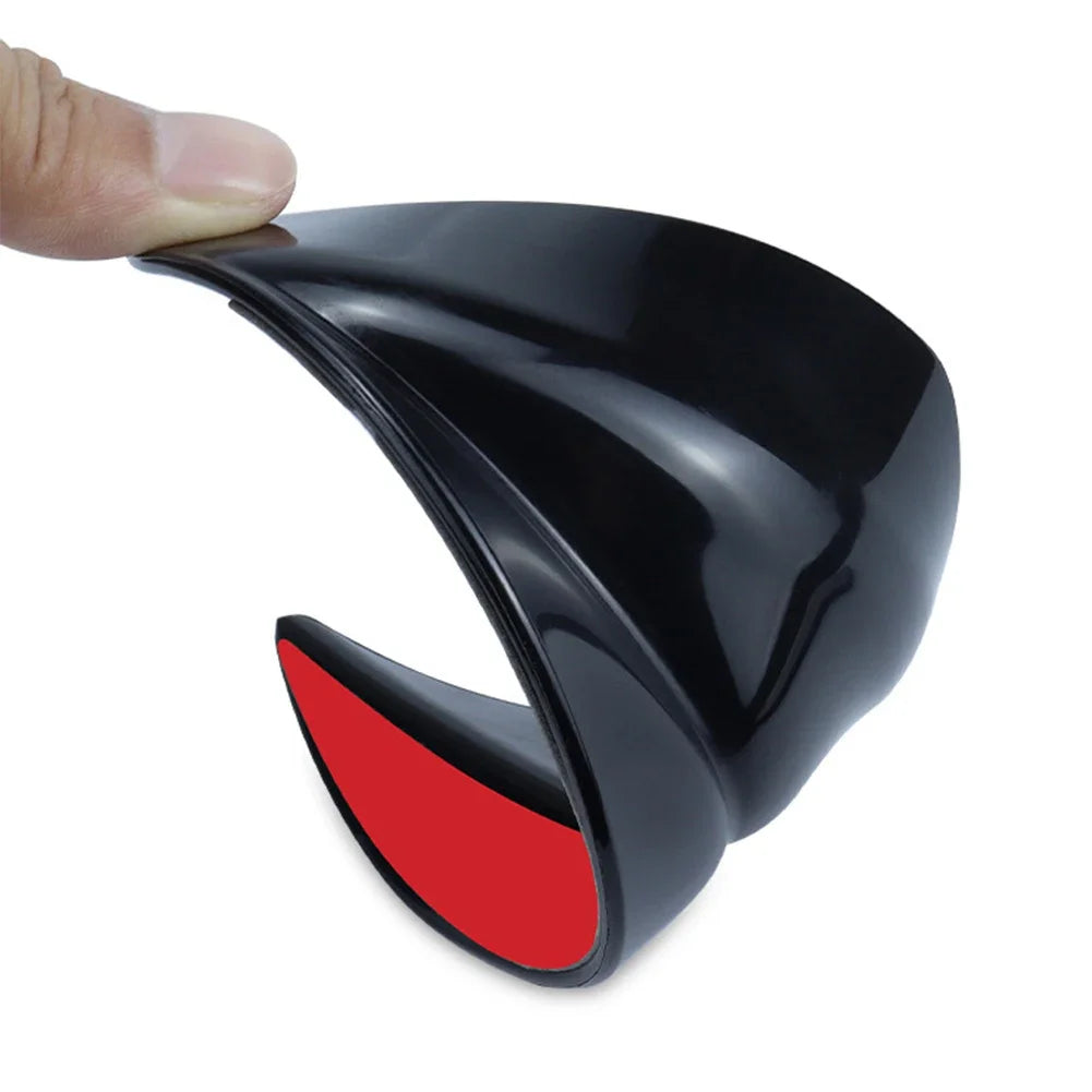 Universal Carbon Fiber Front Bumper Lip Spoiler Fin Kit - 4 Piece - image 12