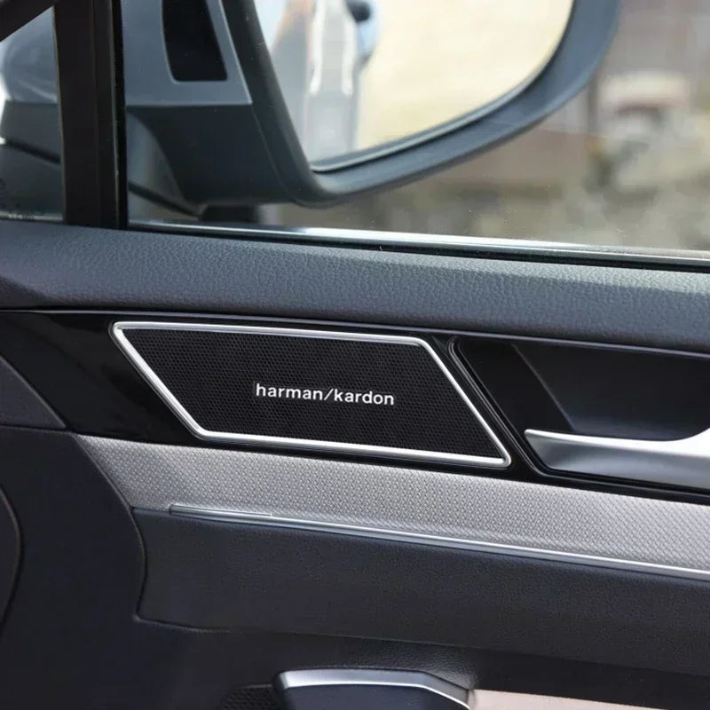 3D Aluminum Car Audio Badge Stickers - Metal Speaker Emblem - image 5