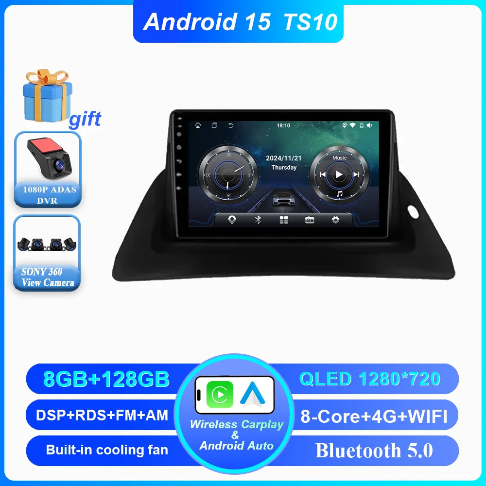 Renault Kangoo 9" Touchscreen GPS Car Radio 2008-2018 with CarPlay - image 11