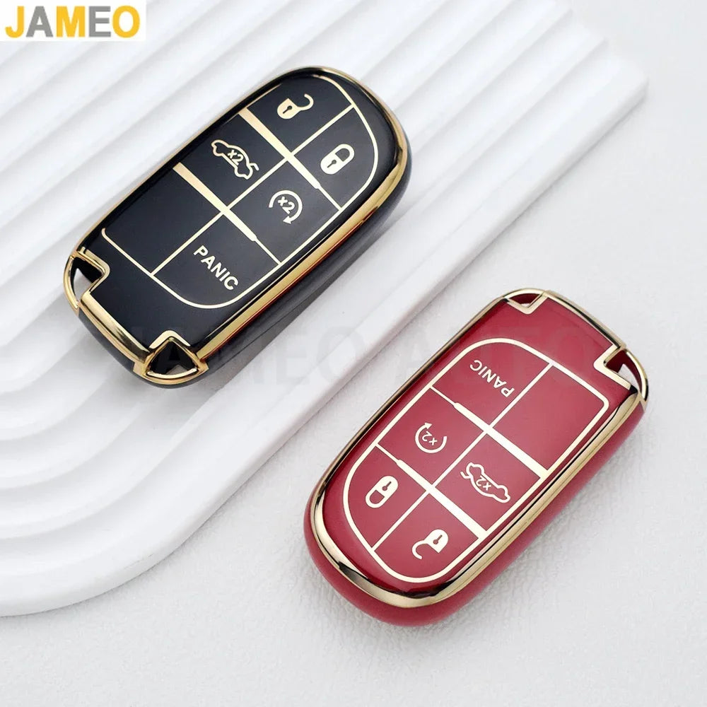 TPU Key Case for Jeep Chrysler Dodge Ram Fiat Remote Cover - image 4