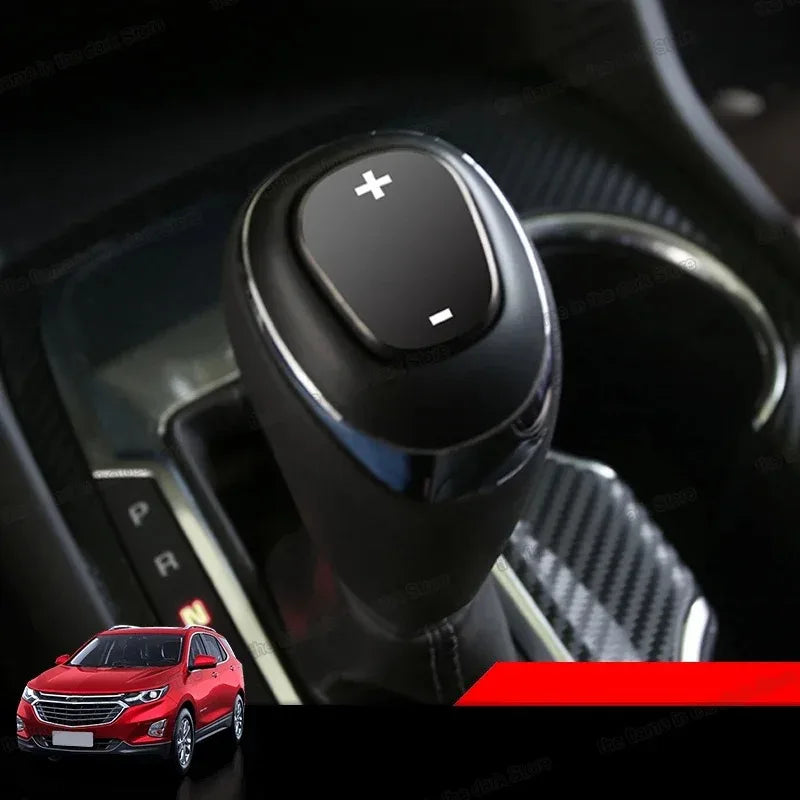 Car Gear Lever Head Cover for Chevrolet Equinox 2017 2018 2019 2020 2021 2022 2023 2024 2025 Shift Knob Accessories Auto Styling