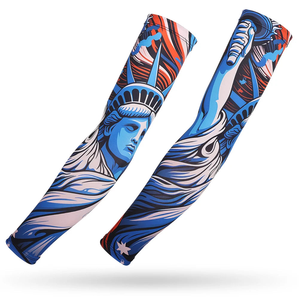 Breathable UV-Protection Tattoo Arm Sleeves - image 59