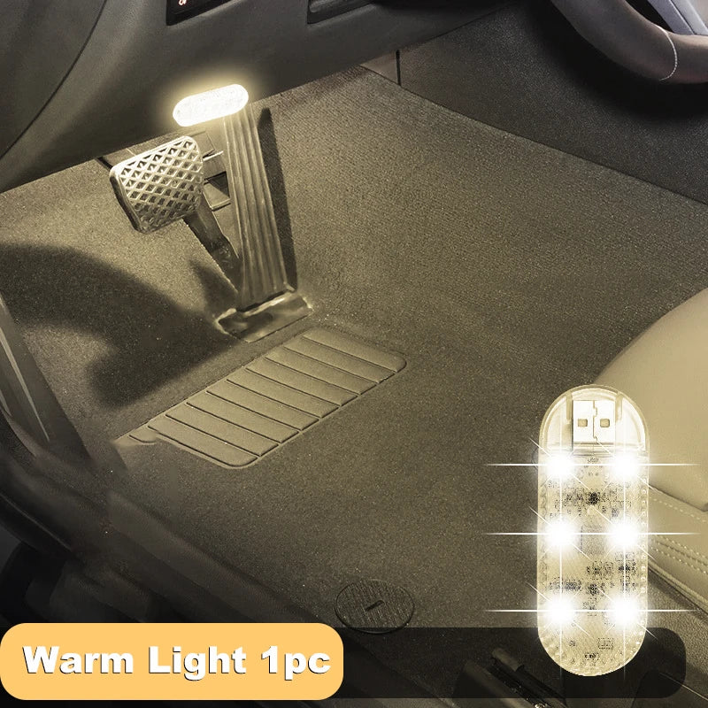 USB Rechargeable Mini LED Touch Light for Car Roof & Reading, Wireless
