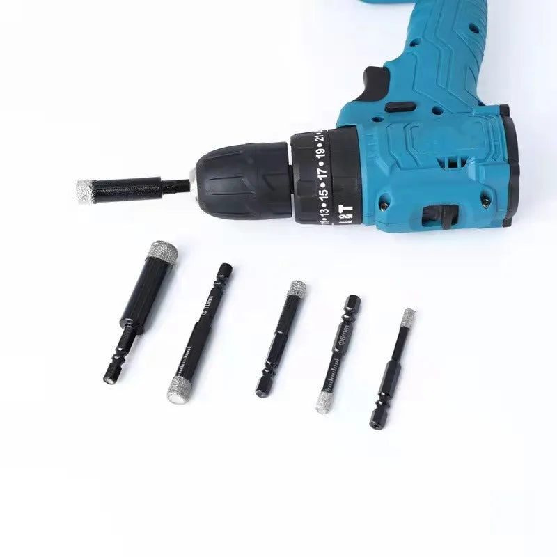 Diamond Drill Bit 5-16mm Hex Shank for Tile, Marble, Granite - image 10