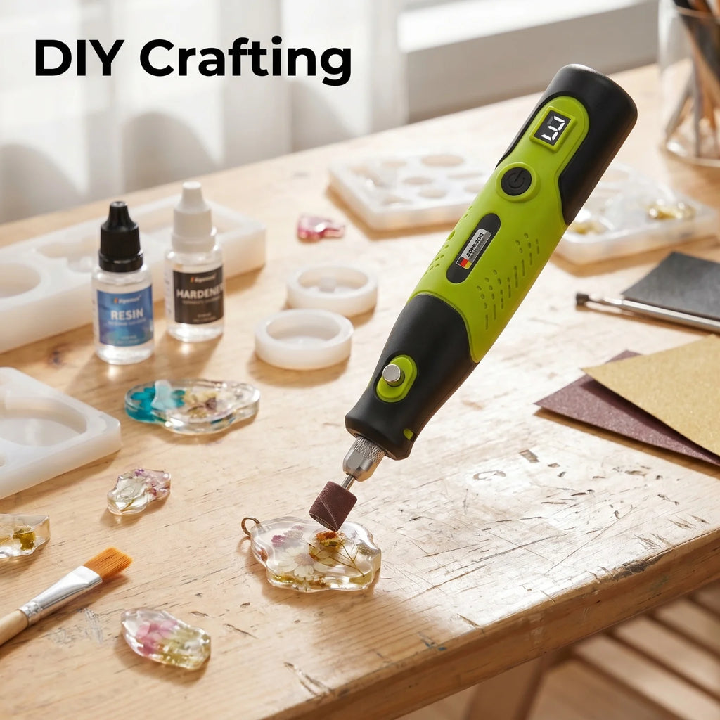 231-Piece Wireless Mini Electric Grinder Kit, 5 Speed USB Rechargeable - image 3