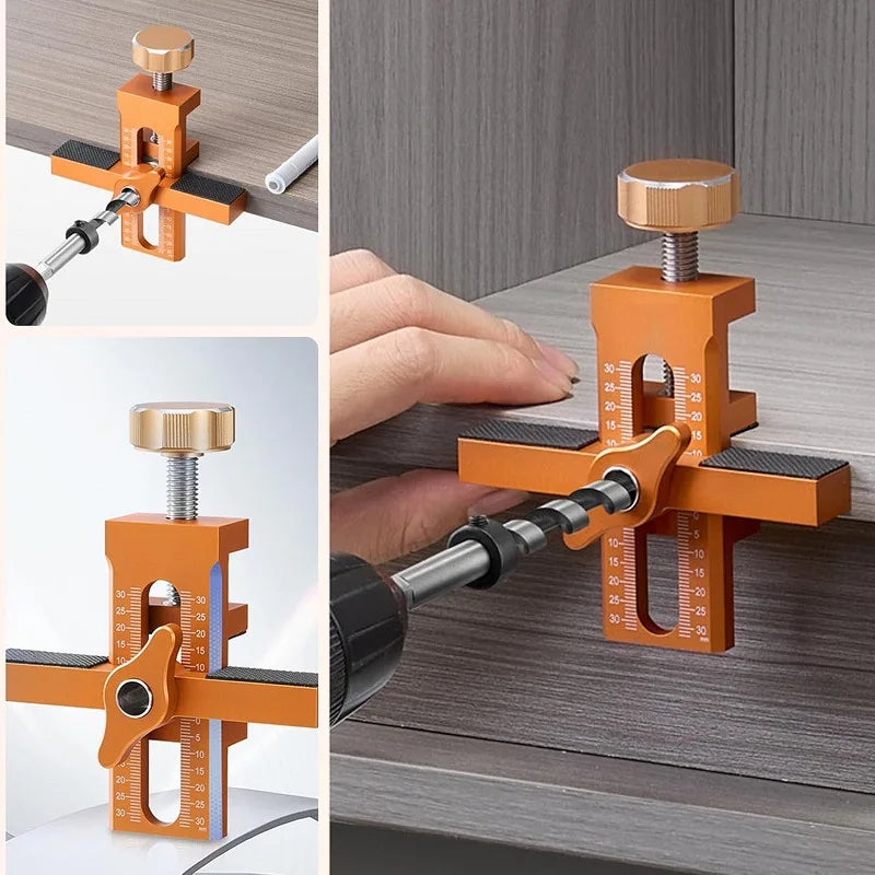 Cabinet Door Installation Jig, 2 in 1 Woodworking Positioning Tool - image 2