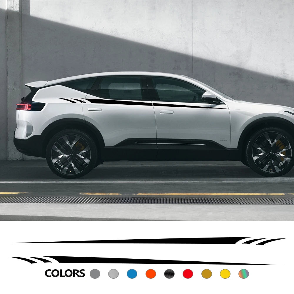 Universal Car Vinyl Stripes - Self-Adhesive & Weatherproof Decals