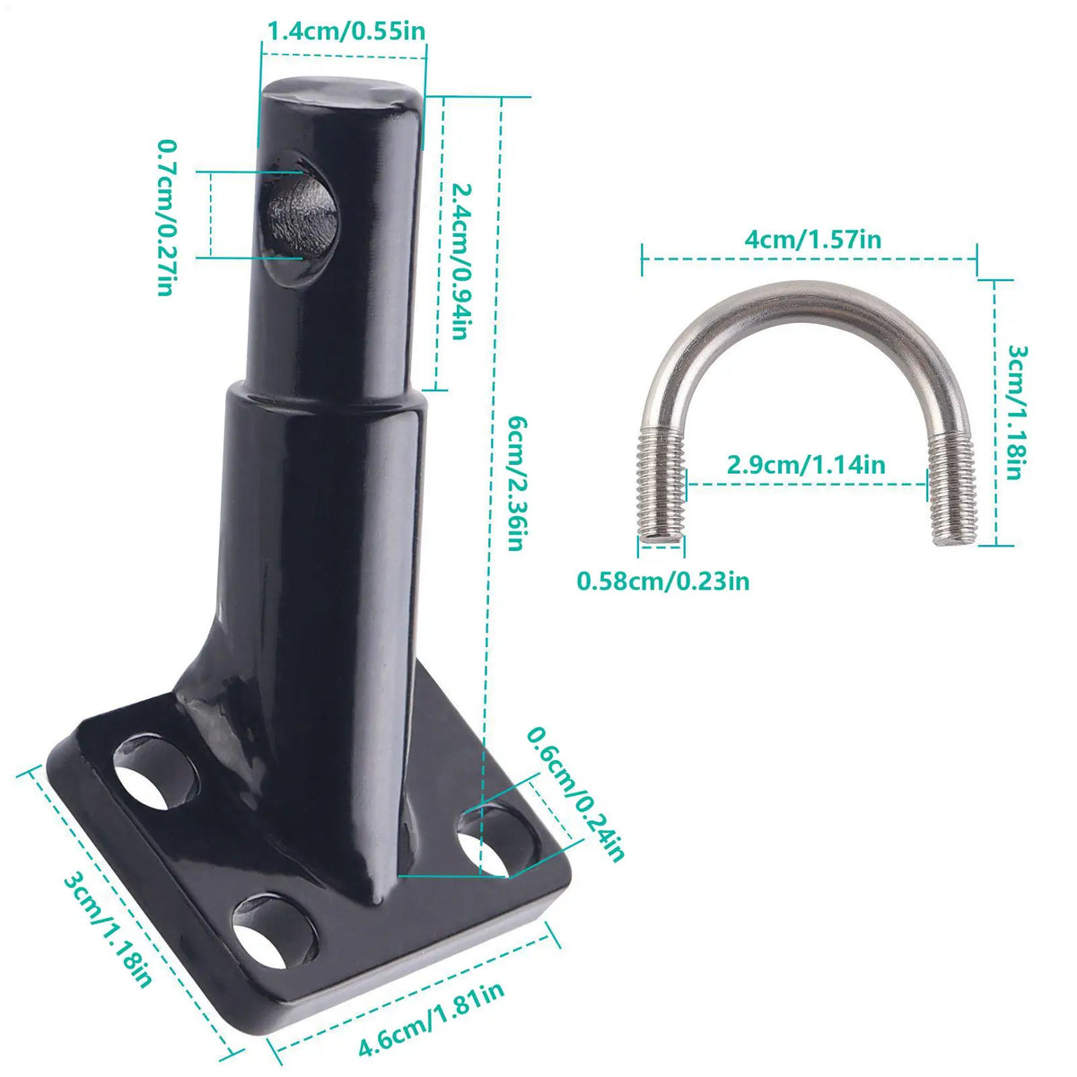 Bike Trailer Hitch Coupler Bike Cargo Trailer Coupler Bike Trailer Hitch Connector for Childrens Trailers and Most Bicycles