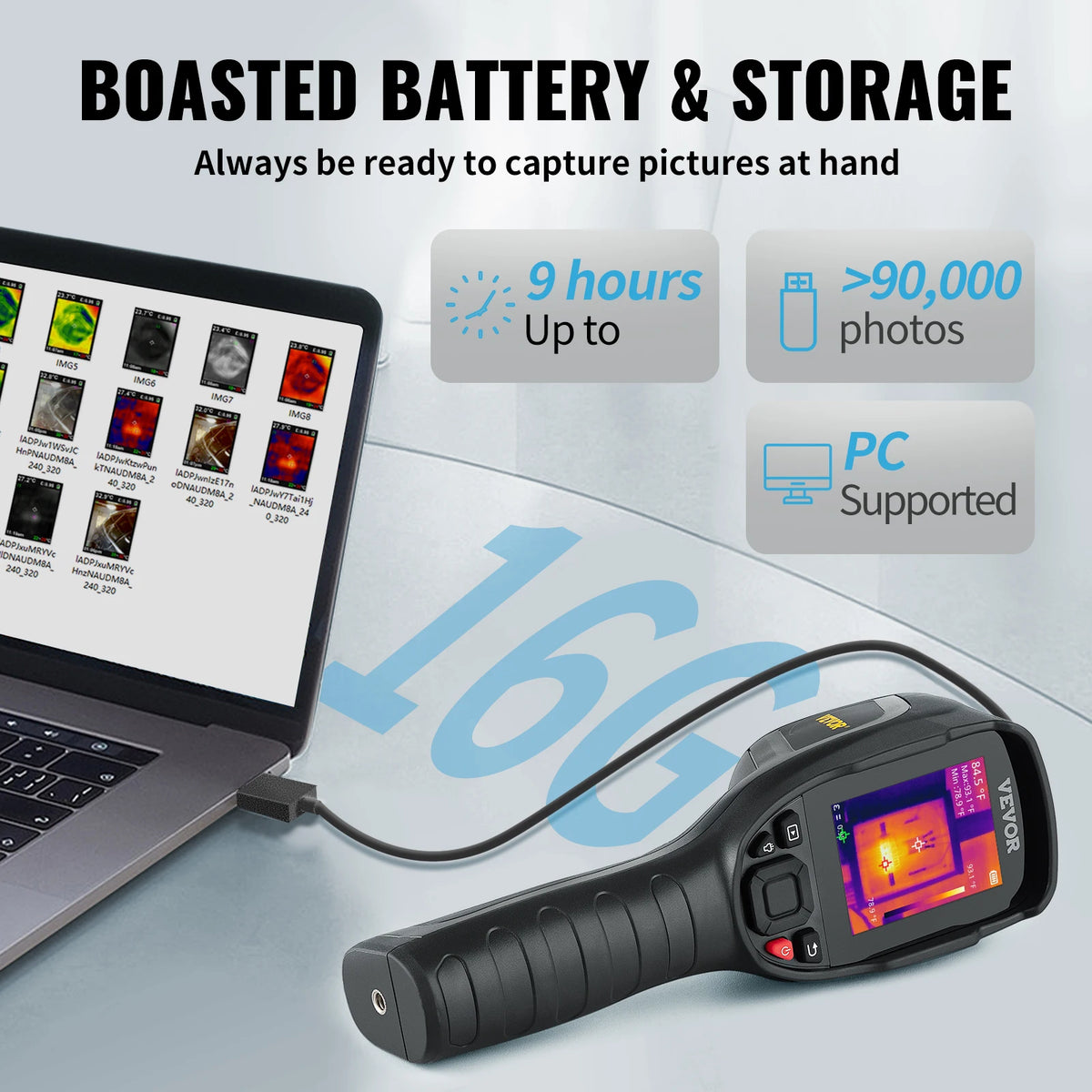 Portable Handheld Thermal Imager IR Camera 240x180 - image 6