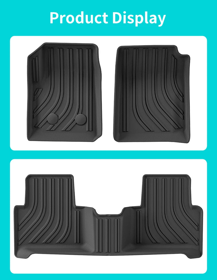 Custom Fit 3D TPE Floor Mats for Chevrolet Colorado 2015-2022 - image 7