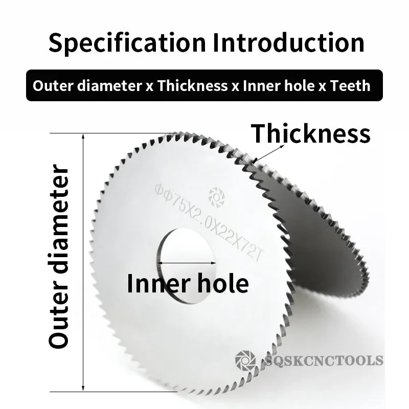 Tungsten Steel Circular Saw Blade for Metal Cutting & Milling - image 3