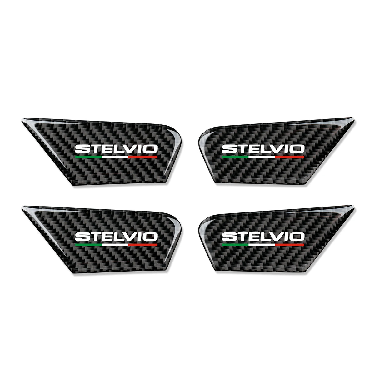 Carbon Fiber Interior Trim Stickers for Alfa Romeo Giulia and Stelvio
