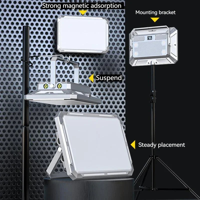 Rechargeable LED Camping Tent Light – Waterproof Searchlight