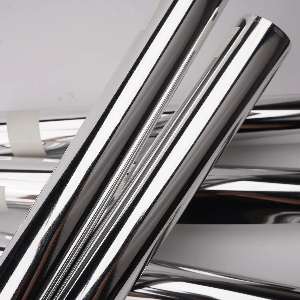 Chrome Silver Mirror Vinyl Wrap Roll - Air Release PVC Film for Car - image 4