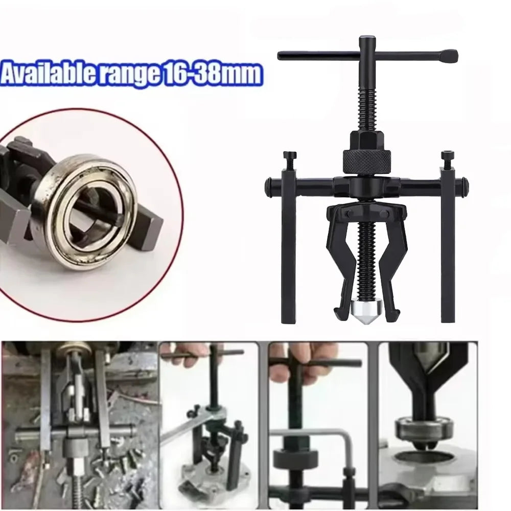 Car Inner Bearing Puller Gear 3-Jaws Extractor Heavy Duty Automotive Machine Tool Kit Car Separation Bearing Device Tools