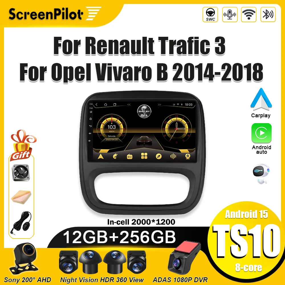 9-Inch Android Touchscreen Car Radio for Renault Trafic & Opel Vivaro - image 24