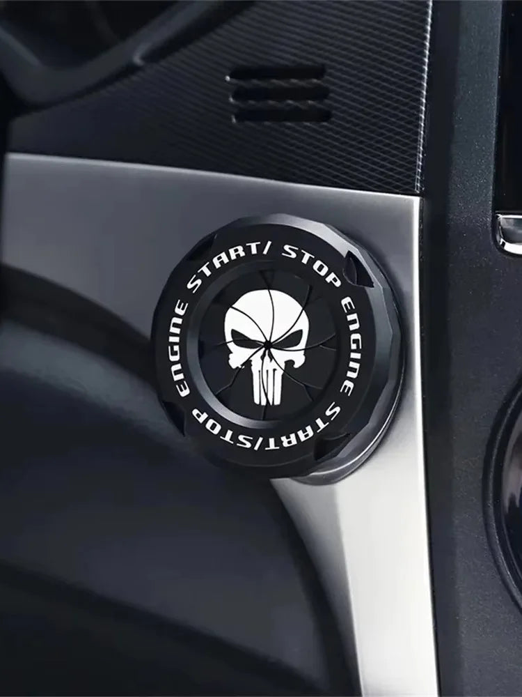 Rotating Start Stop Button Protective Cap for Car and Motorcycle - view 16