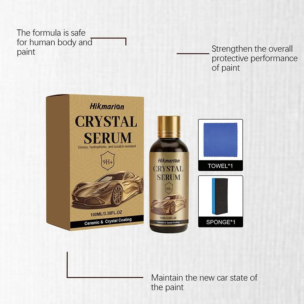 Ceramic Car Coating Kit with Towel and Sponge