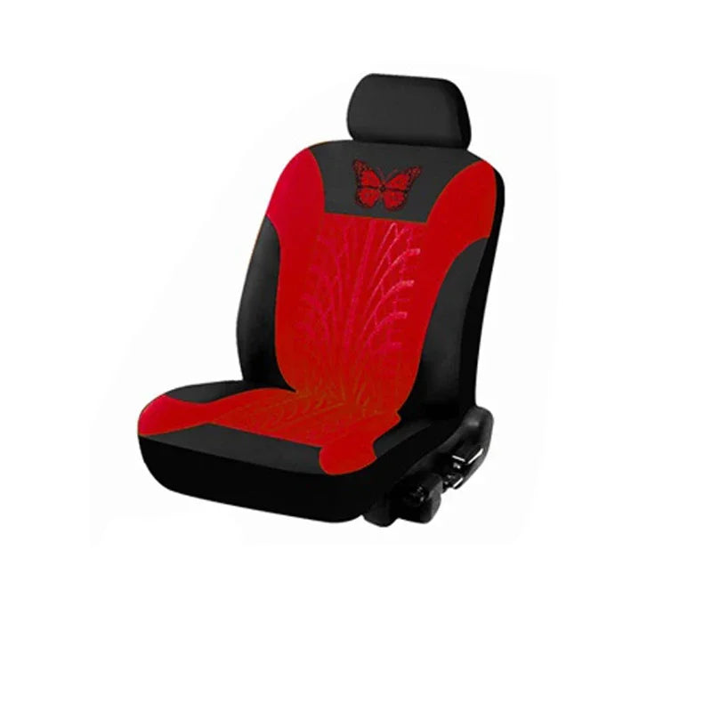 Butterfly Embroidery Car Seat Cover Set, Universal Fit