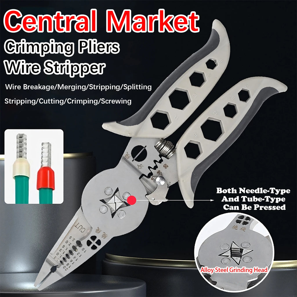 Multi Functional Electrician Tools Pliers Crimping Tool set For Wire Splitting And Stripping Specialized For Electricians