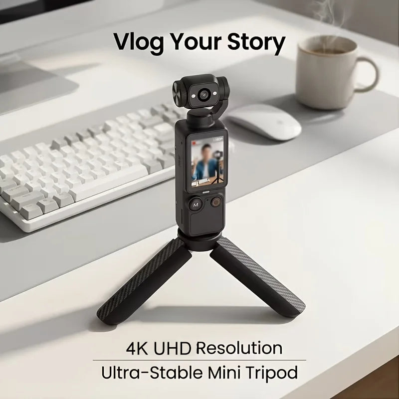 4K Camcorder with Flip Screen & Tripod – Ultra HD Vlogging Camera - image 8