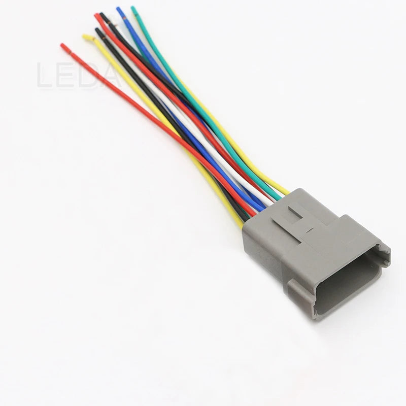 DT Style Waterproof Automotive Connector, Pre-Wired, 2 to 12 Pin