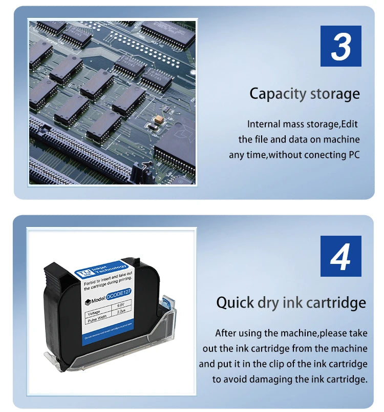 DCODE Industrial Online Inkjet Printer 12.7/25.4mm QR Barcode Date - image 12