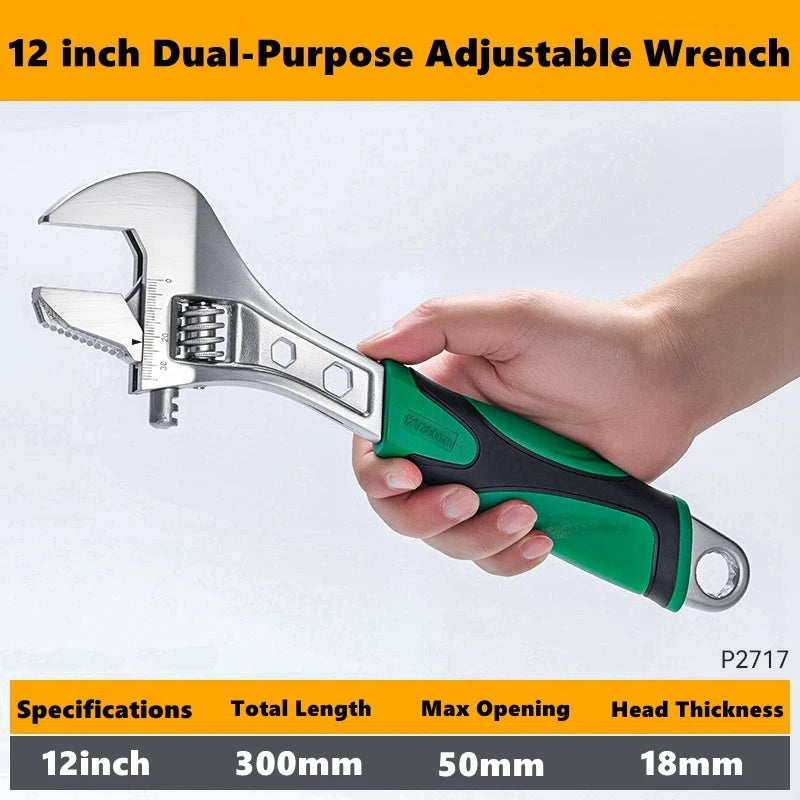 Adjustable Wrench Set - 8, 10, 12 Inch Multi-Purpose Hand Tool - image 10