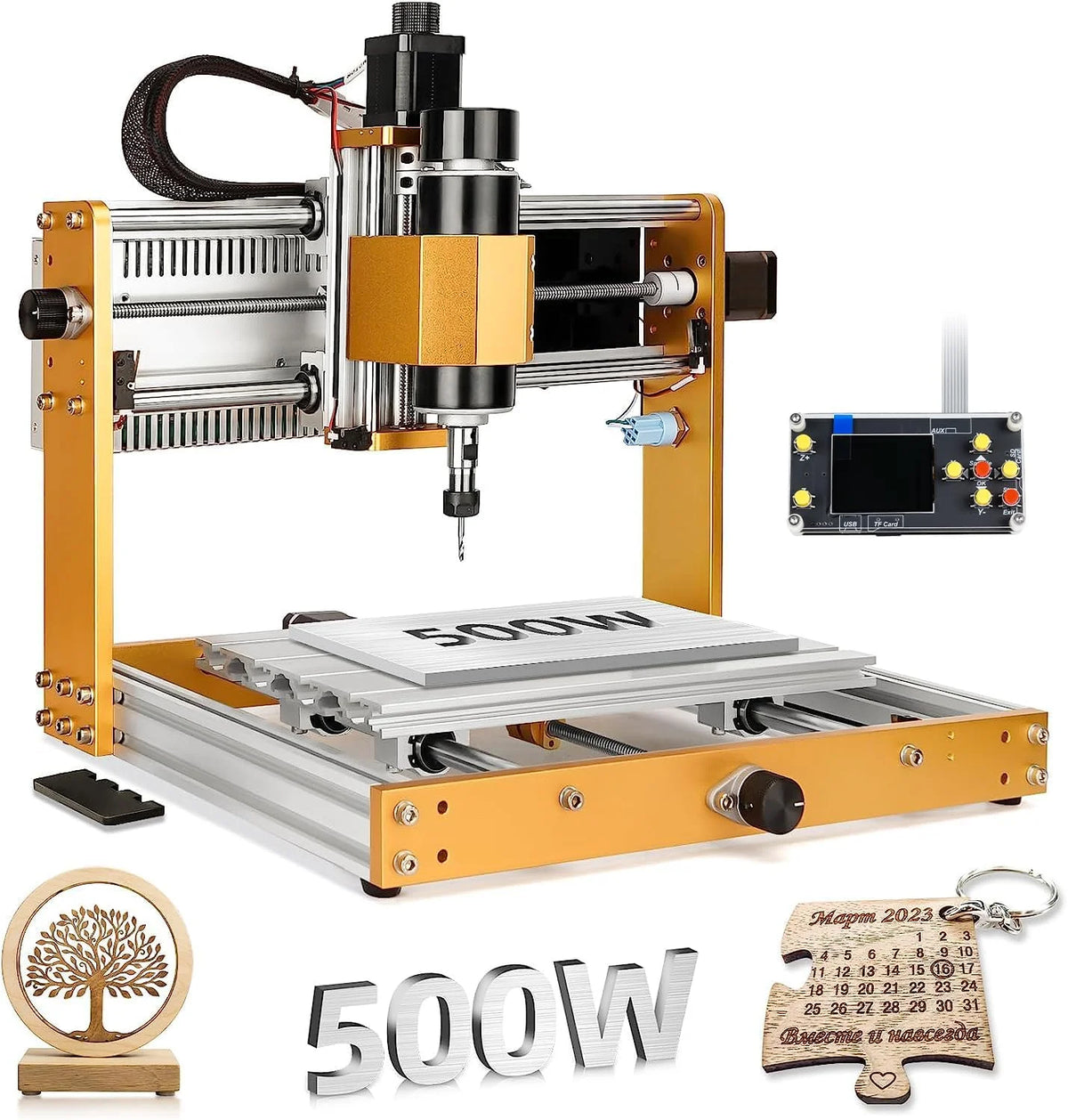 CNC 3018 Pro 500W All-Metal 3-Axis Router Engraver GRBL Offline