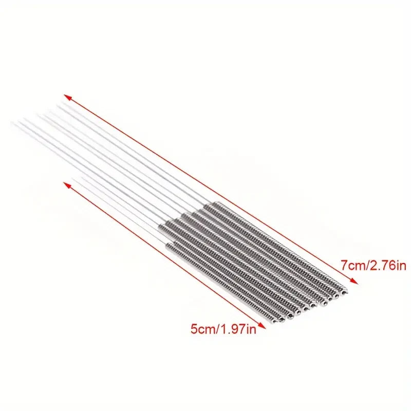 Nozzle Cleaning Needle Kit 0.2-0.4mm Stainless Steel for 3D Printers