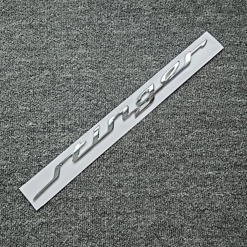 3D Script Lettering Rear Trunk Sticker for Kia, 355mm