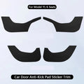 Door Anti-Kick Pad Leather Trim Kit for Tesla Model Y L 6-Seat