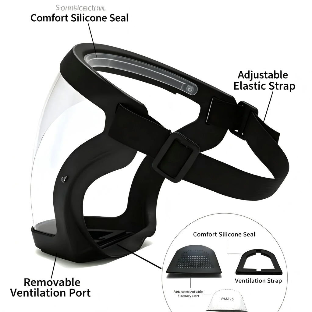 Clear Anti-Splash Protective Face Shield - image 9