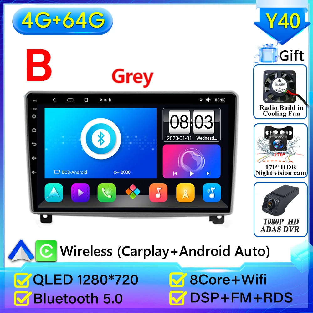 9-Inch Car Stereo for Peugeot 407 | Wireless CarPlay & Android Auto - image 7