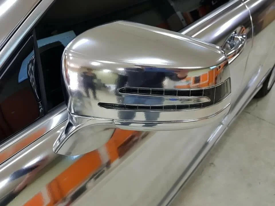 Chrome Vinyl Wrap Film for Cars – Removable Adhesive DIY - image 5