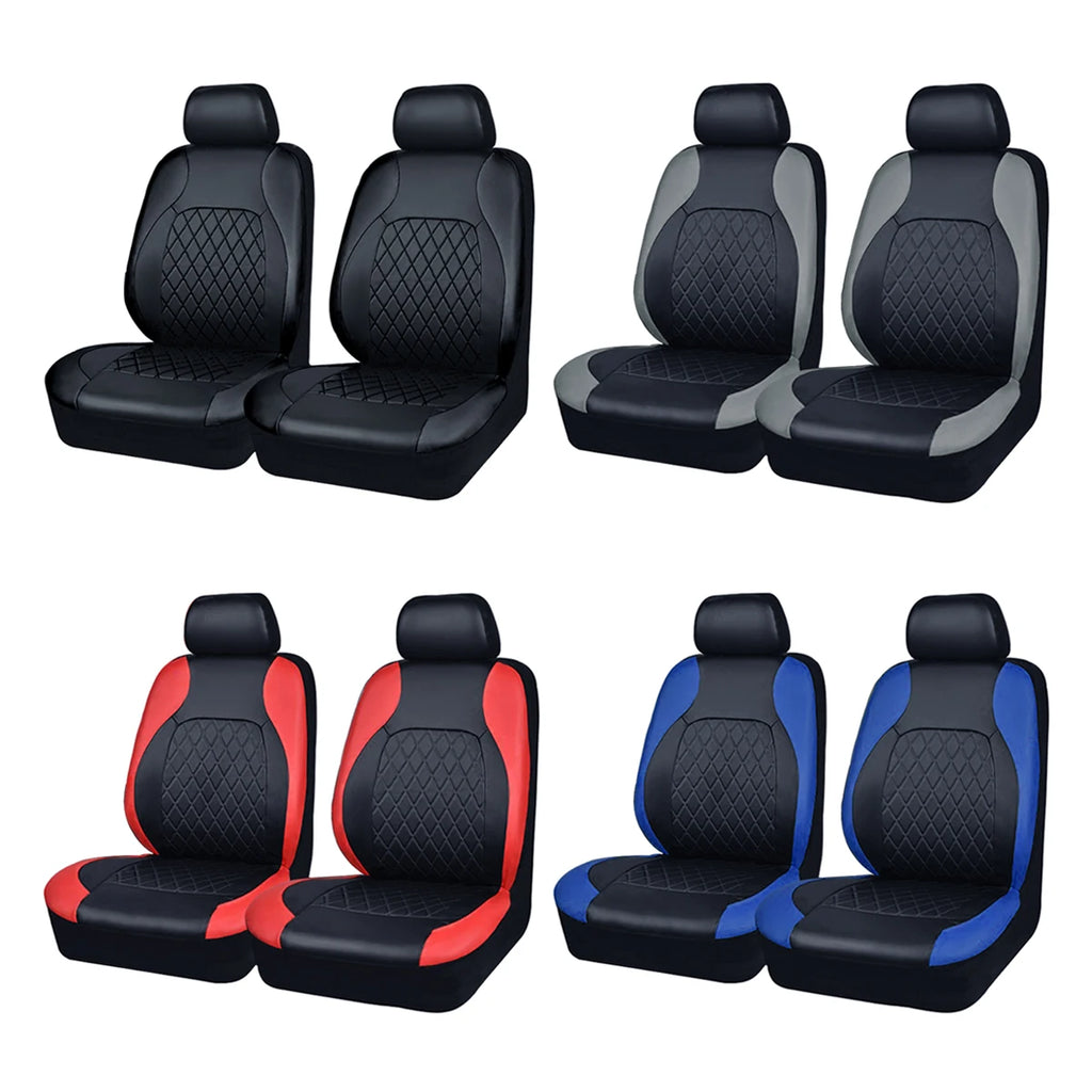 All Season Quited PU Leather Car Seat Cover Full Surrounded Seat Protector Waterproof Universal Fit Sedan Suv Pick-up Truck Seat